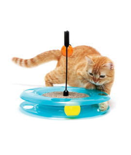 Kitty City Swat Track Cat Toy, 3 Toys in 1 Cat Toy for Cat and Kitty, 10.5 x 12.00 x 12.00, CM-0209-CS01