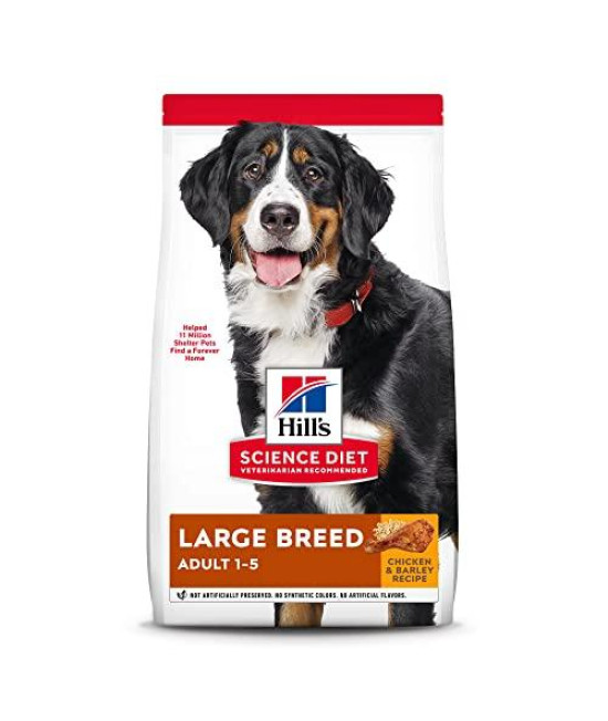 Hill's Science Diet Adult Large Breed Dry Dog Food- Shippable Frustration Free Packaging Box, Chicken & Barley Recipe, 35 lb. Bag