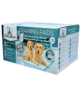 Petcellence Puppy Training Pads 100 count - Ultra Absorbent Large Pee Pads for Dogs - 24 x 24 - Perfect Leak-Proof Dog Pads - Protect Floors & carpets