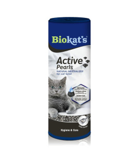 Biokats Active Pearls - Cat Litter additive with Activated Carbon Improves Odour Binding and Absorption Capacity of The cat Litter - 1 can (1 x 700 ml)
