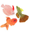 gootrades 3 Pcs/Set Artificial Fish Glowing Effect Aquarium Decor Floating Ornament