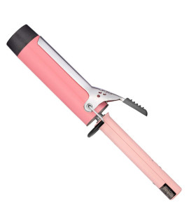 VODANA Professional glamWave ceramic curling Iron, Natural curls, Hair curler, curling Wand, Available in USA (16 inch, Pink)