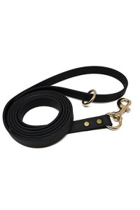 JimHodgesDogTraining gummy Dog Leash, Biothane, Dog Training Leash, Made in The USA, 6 Feet, Various Sizes colors - Black 12