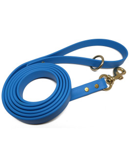 JIM HODgES DOg TRAININg gummy Dog Leash, Biothane, Dog Training Leash, Waterproof, Weatherproof, Made in The USA, 6 Foot Length for Small, Medium Large Dogs or Puppies, Various Sizes colors
