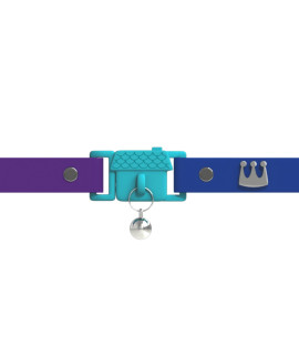 Kittyrama Monte Carlo Cat Collar with Bell. Cat Friendly Award Winner. Approved by Vets and Cat Experts. Breakaway Cat Collars Quick Release. Kitten Collar. Won't Rub Fur. Lightweight, Soft & Comfy