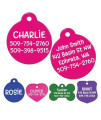 GoTags Dog Tags, Personalized Engraved Dog and Cat ID Tags for Pets, Custom Engraved on Both Sides, Various Shapes Including Bone, Round, Heart, Bow Tie, Star, and Badge (Round, Large - Pack of 1)