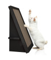WAY BASICS Premium Cat Scratcher Incline Wedge Scratchy Ramp - Reversible zBoard Lasts 5X Longer (Free Silvervine Organic Catnip)