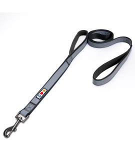 Pawtitas Double Handle Dog Leash Heavy Duty for Training No Pull Leashes Ideal for Medium and Large Dogs Great for Walking, Running & Training Dog Leash - Medium/Large - Black