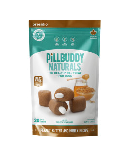 Pill Buddy Naturals, Peanut Butter & Honey Recipe for Dogs, 1 Pack, 30-Count