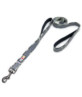 Pawtitas Double Handle Dog Leash Heavy Duty for Training No Pull Leashes Ideal for Medium and Large Dogs Great for Walking, Running & Training Dog Leash - Medium/Large - Grey Camouflage