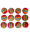 SHUYUE Colorful Soft Foam Rainbow Play Balls for Pet Dog and Cat Toys (12)