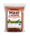TradeKing 5 lb Dried Mealworms - High Protein Treat for Wild Birds, Chicken, Fish & Reptiles