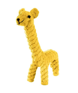 Dog Pet Puppy chew Toys for Teething Boredom Dogs Rope Ball Knot Training Teeth Dogs Treats Toys for Small Middle Dog (giraffe)