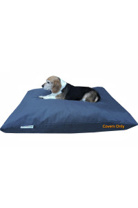 Dogbed4less Do It Yourself DIY Pet Bed Pillow Duvet Oxford cover Waterproof Internal case for Dogcat at Large 48X29 Dark Slate color - covers only