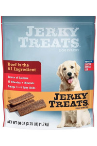Jerky Treats Tender Beef Strips Dog Snacks (2 x 60 ounce)