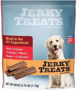 Jerky Treats Tender Beef Strips Dog Snacks (2 x 60 ounce)