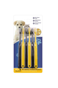 Pet Republique Mini Toothbrush for Cats and Dogs Set of 6 - Cat Toothbrush, Small Dog Toothbrush - Designed for Cat, Kitten, Puppy, and Small Dog Like Chihuahuas, Yorkshire, and Poodle
