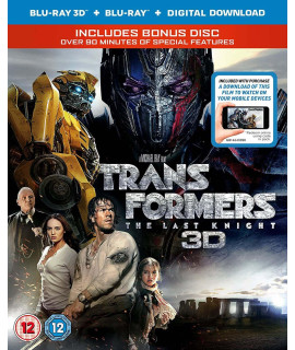 Transformers: The Last Knight 3D (3D+BD+Bonus disc BD) Blu-ray] 2017] Region Free]