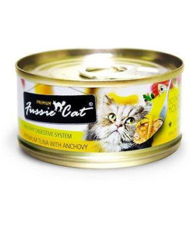 Fussie Cat Tuna with Anchovy 2.82oz Canned Cat Food