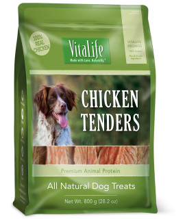 VitaLife Jerky Dog Treats - Natural, Grain Free, Chicken Tenders, 28.2 oz