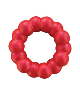 KONG - Ring - Durable Rubber Dog Chew Toy - for Small/Medium Dogs