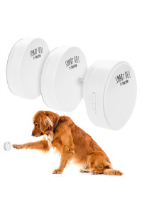 Mighty Paw Smart Bell 2.0 - Wireless Electronic Dog Doorbell - Dog Potty Button Communication - Potty Training Aid - Pet Communication Tool - Includes 2 Activators - Puppy Potty Training - Doggie Bell