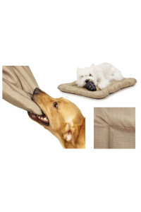 Slumber Pet Heavy Duty Chew Resistant Crate Mats for Dogs Reinforced Megaruffs Dog Beds (XLarge - 47L x 29W)