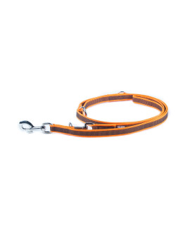 color & gray Adjustable Super-grip Leash, 079 in x 72 ft, Orange-gray