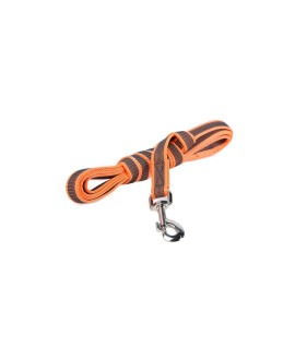 color & gray Super-grip Leash with Handle, 079 in x 98 ft, Orange-gray