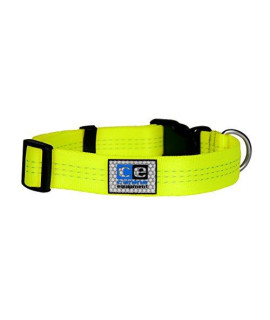 Canine Equipment 3/4 Technika Utility Dog Clip Collar, X-Small, Neon Yellow