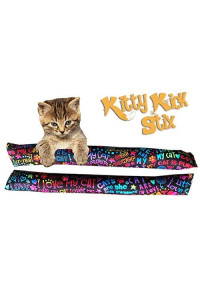 Kitty Kick Stix 15 Original Catnip Kicker Toy (Set of 2), Made in USA (Love My Cat)