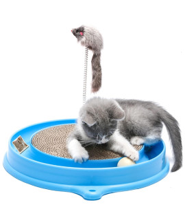 AUOON Cat Scratcher Toy, Cat Toy, Scratch pad,Scratching Toy,Post Pad Interactive Training Exercise Mouse Play Toy with Ball for Cat Kitty Puppy