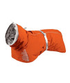Hurtta Extreme Warmer Dog Winter Jacket, Orange, 10 in