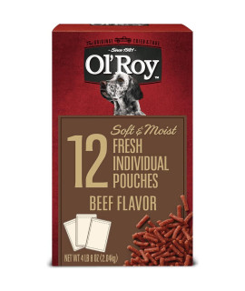 Ol' Roy Soft & Moist Beef Flavor Dog Food 72 oz. Box
