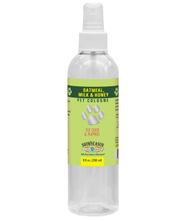 Showseason Oatmeal Milk & Honey Pet Cologne 8.5 oz. For Dogs Long-Lasting Odor Eliminator Biodegradable Made in The USA