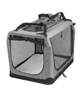 cENgOY AVc Portable Soft Fabric Pet carrier Folding Dog cat Puppy Travel Transport Bag (Large Blue)