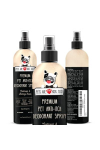 Premium Pet Anti Itch Spray & Scent Freshener! Quality Ingredients & Hypoallergenic! Soothes Dogs & Cats Hot Spots, Itchy, Dry, Irritated Skin! Reduces Odor & Allergy Relief! Smells Amazing! (1 btl)