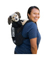 K9 Sport Sack Dog Carrier Adjustable Backpack (Small, Air 2 - Jet Black)