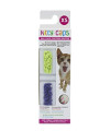 Kitty Caps Nail Caps for Cats Safe, Stylish & Humane Alternative to Declawing Stops Snags and Scratches, X-Small (Under 5 lbs), Spring Green with Glitter & Ultra Violet