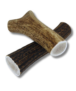 WhiteTail Naturals - Deer Antlers for Large Dogs (2 Pack- Jumbo XXL) All Natural Antler Dog Chew - Naturally Shed, Long Lasting Chew Bone, Crafted in USA