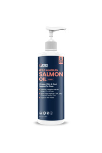 Vets Preferred Wild Alaskan Salmon Oil for Dogs - Premium Omega 3 Fish Oil for Healthy Dog Coat - Immune Support and Heart Health - All Natural - Rich in EPA and DHA
