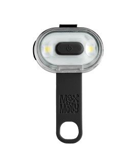 Max & Molly USB Rechargeable Ultra Bright LED Light, 100% Waterproof, Stretch Silicone Brand Securely Attaches as Essential Safety Dog Collar Light for Nightime Walking, Running, Kayaking & Biking