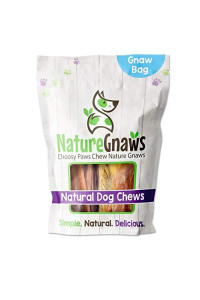 Nature Gnaws Variety Pack Of Dog Chews And Bully Sticks - Long Lasting Gnaw Treats Bag For Puppies And Active Dogs - Natural And Rawhide Free Bones - Small Dogs