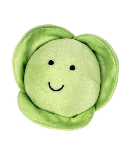 Petface Foodie Faces Fluffy Sprout Dog Toy