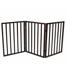 Oypla Dog Safety Folding Wooden Pet gate Portable Indoor Barrier