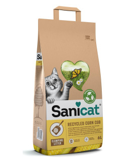Sanicat corn clumping cat Litter, 28 kg