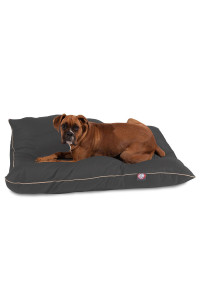Majestic Pet Super Value Dog Bed Large (46 in. x 35 in.) Solid Gray