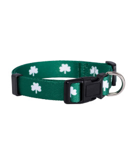 Native Pup St. Patrick's Day Dog Collars (Small, Shamrock)