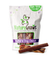 Nature Gnaws Bully Sticks Combo Pack - Premium Natural Beef Dental Bones - Long Lasting Dog Chew Treats for Aggressive Chewers - Rawhide Free