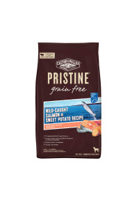 Castor & Pollux PRISTINE Grain Free Dry Dog Food Wild Caught Salmon & Sweet Potato Recipe - 10 lb. Bag (52007)